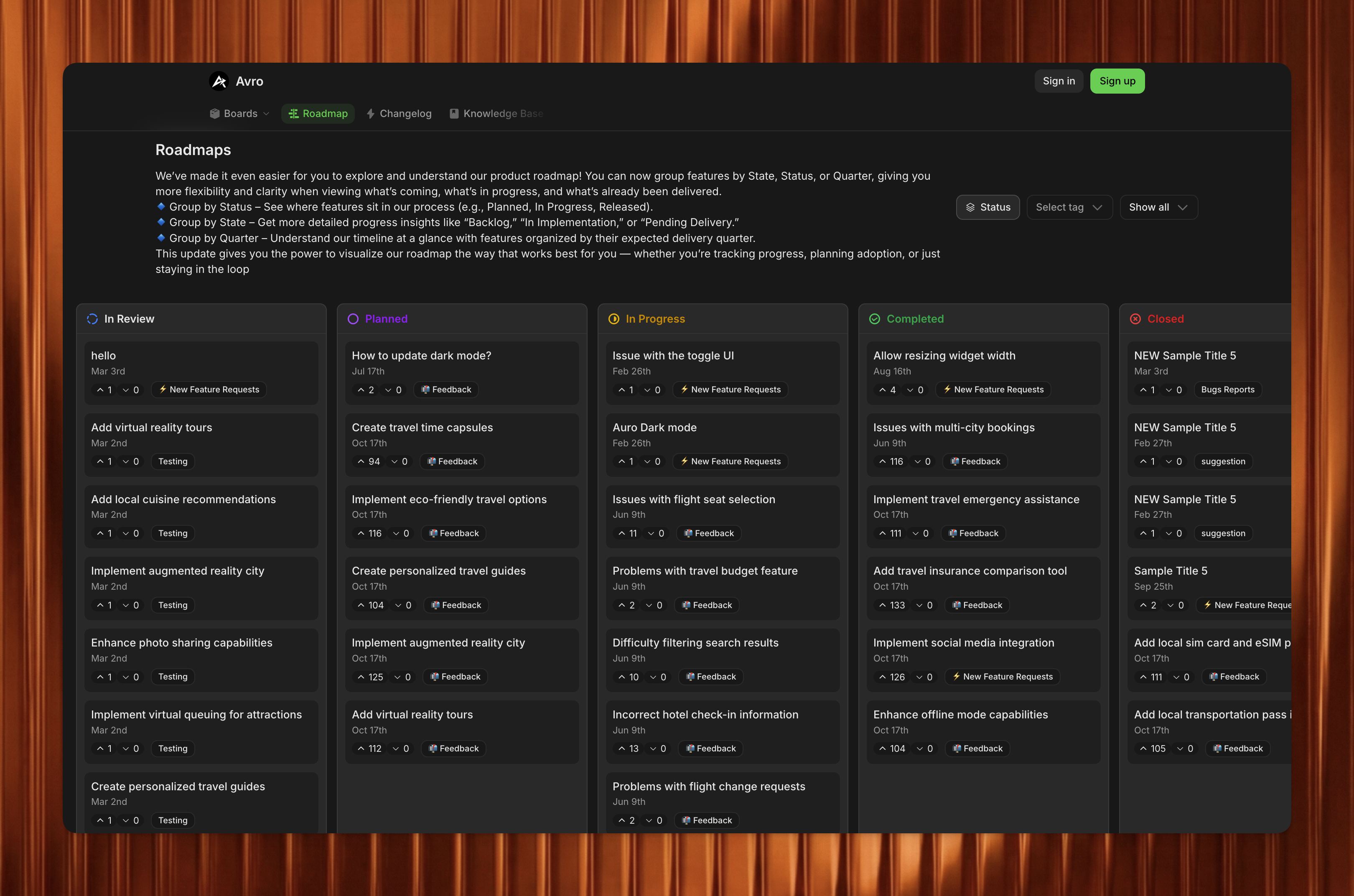 FeatureOS - Customer feedback management tool