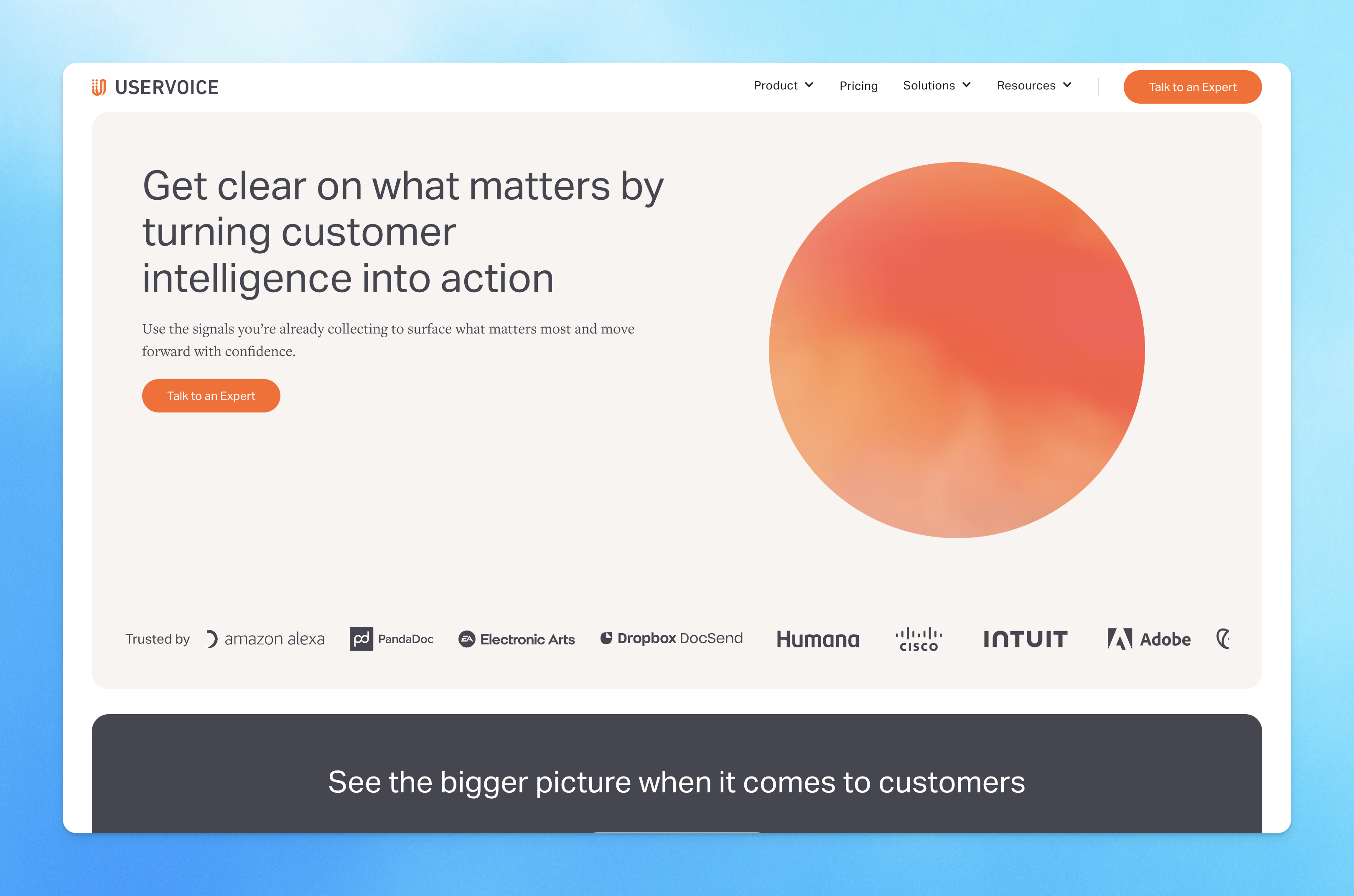 UserVoice - Enterprise feedback management