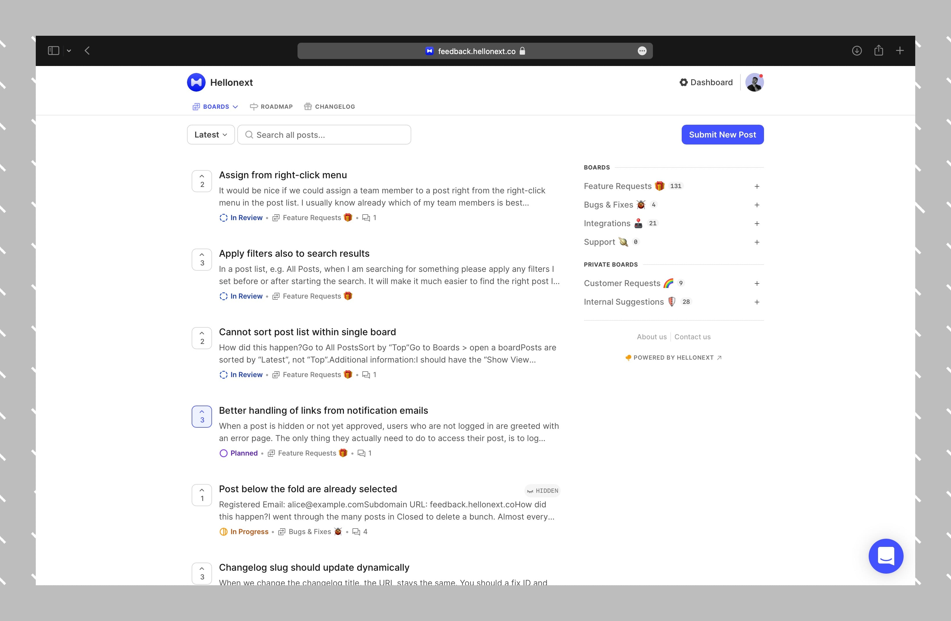 Canny.io alternatives tool FeatureOS