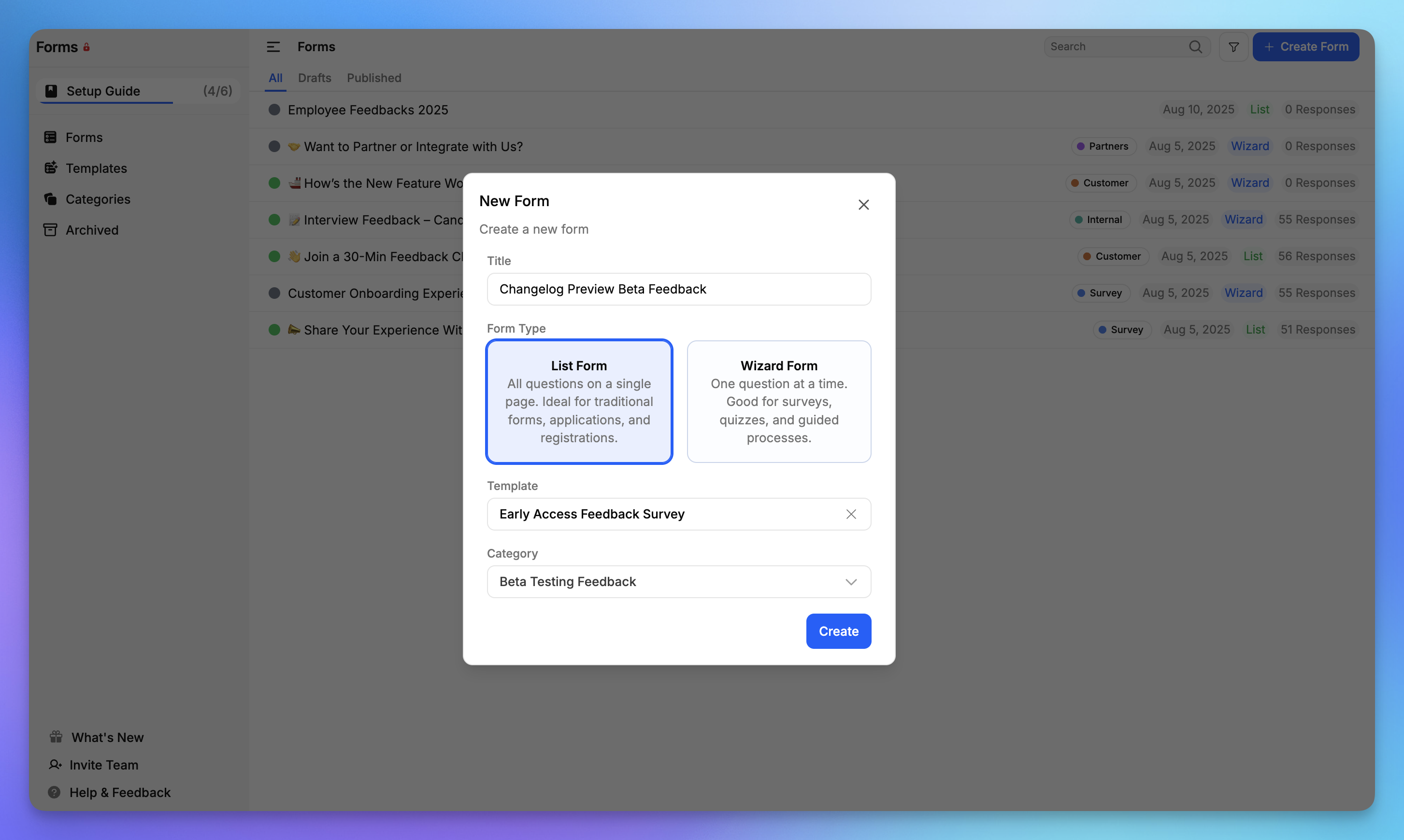 Creating Forms and Surveys in FeatureOS