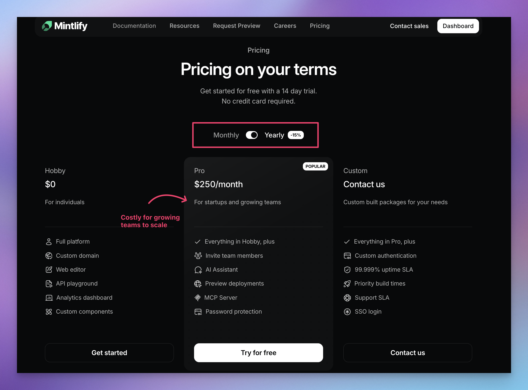 Mintlify Pricing