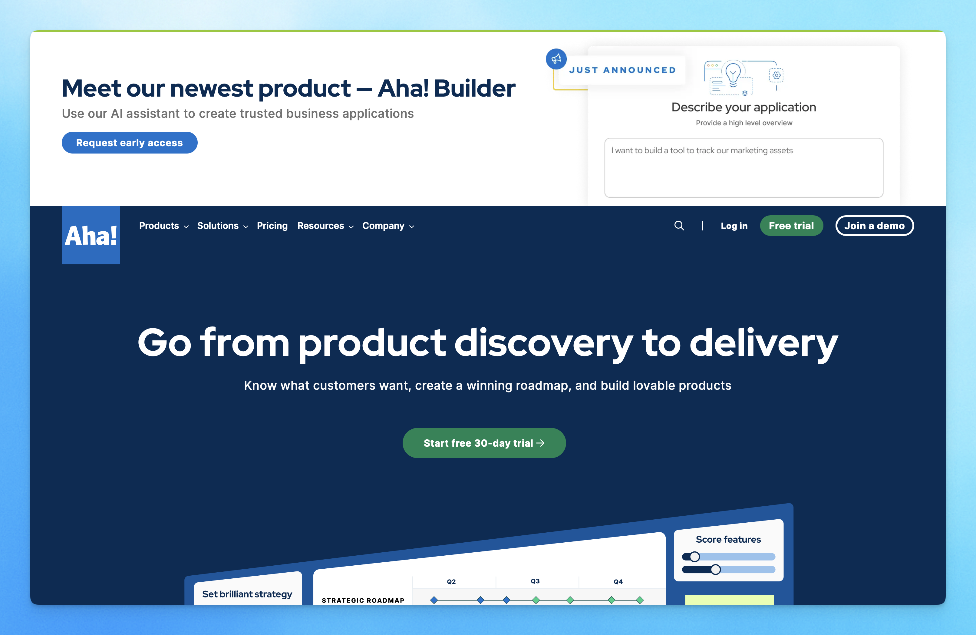 Aha! - Enterprise product management suite