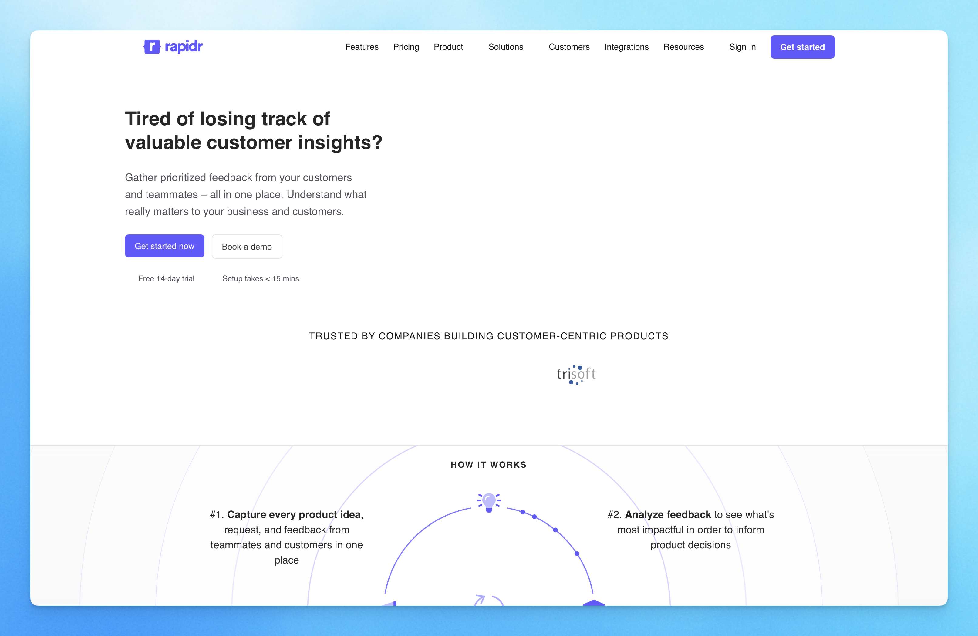 Rapidr - Flat-rate feedback tool