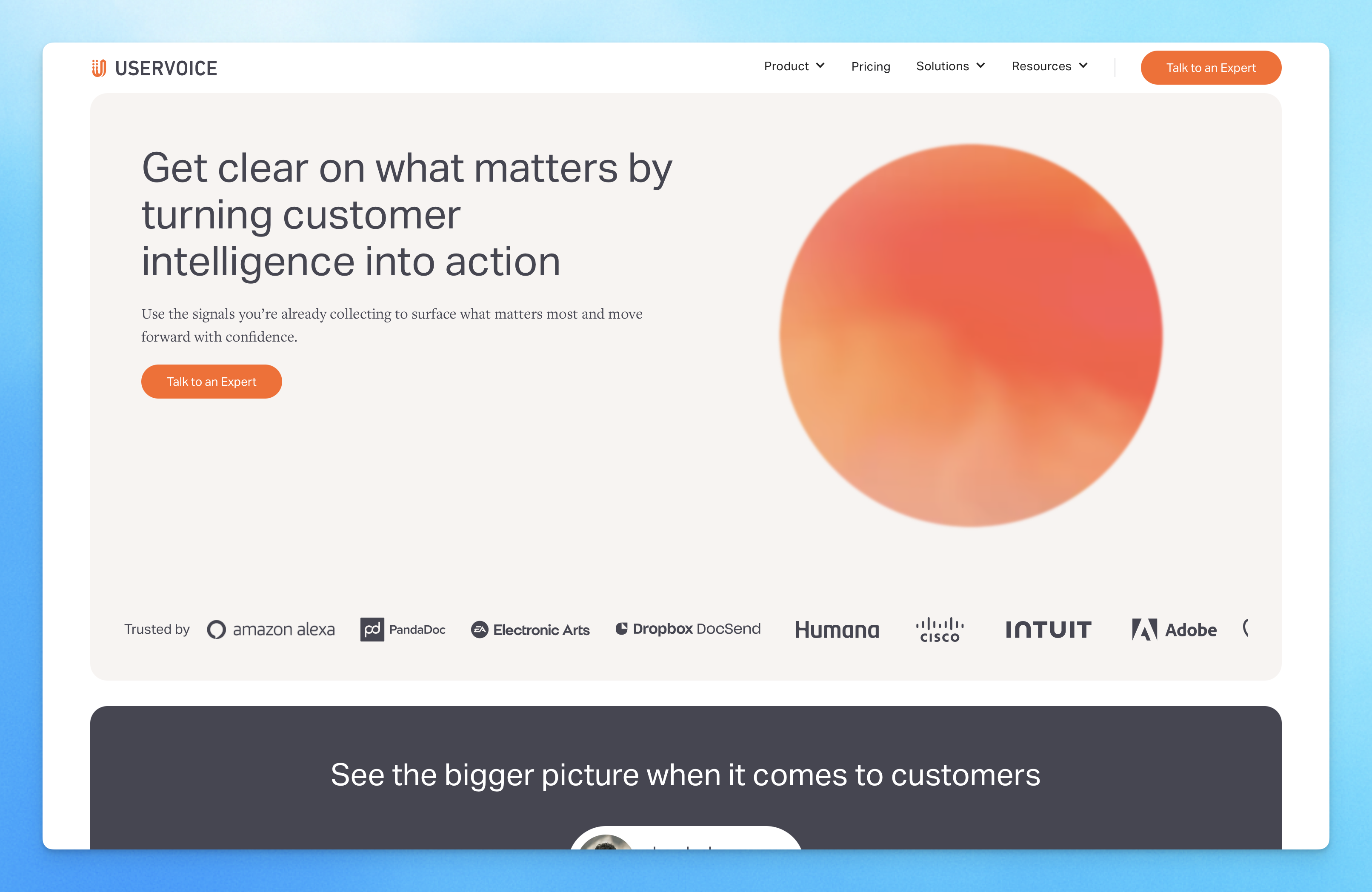 UserVoice - Enterprise feedback management