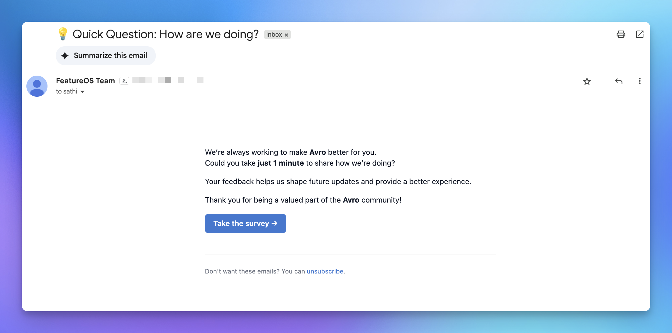Send email for NPS Surveys to your customers using FeatureOS Forms